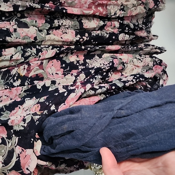 Papillon floral crinkle dress vintage from the 90s - Picture 6 of 14